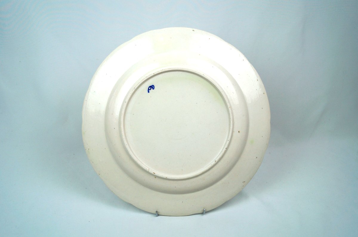 Round Chantilly Porcelain Dish - 18th Century-photo-3
