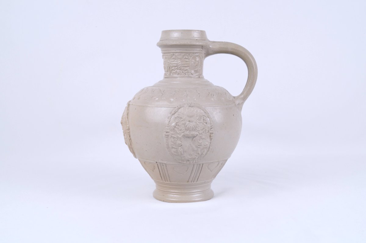 Pichet en grès allemand - XVIe-photo-1