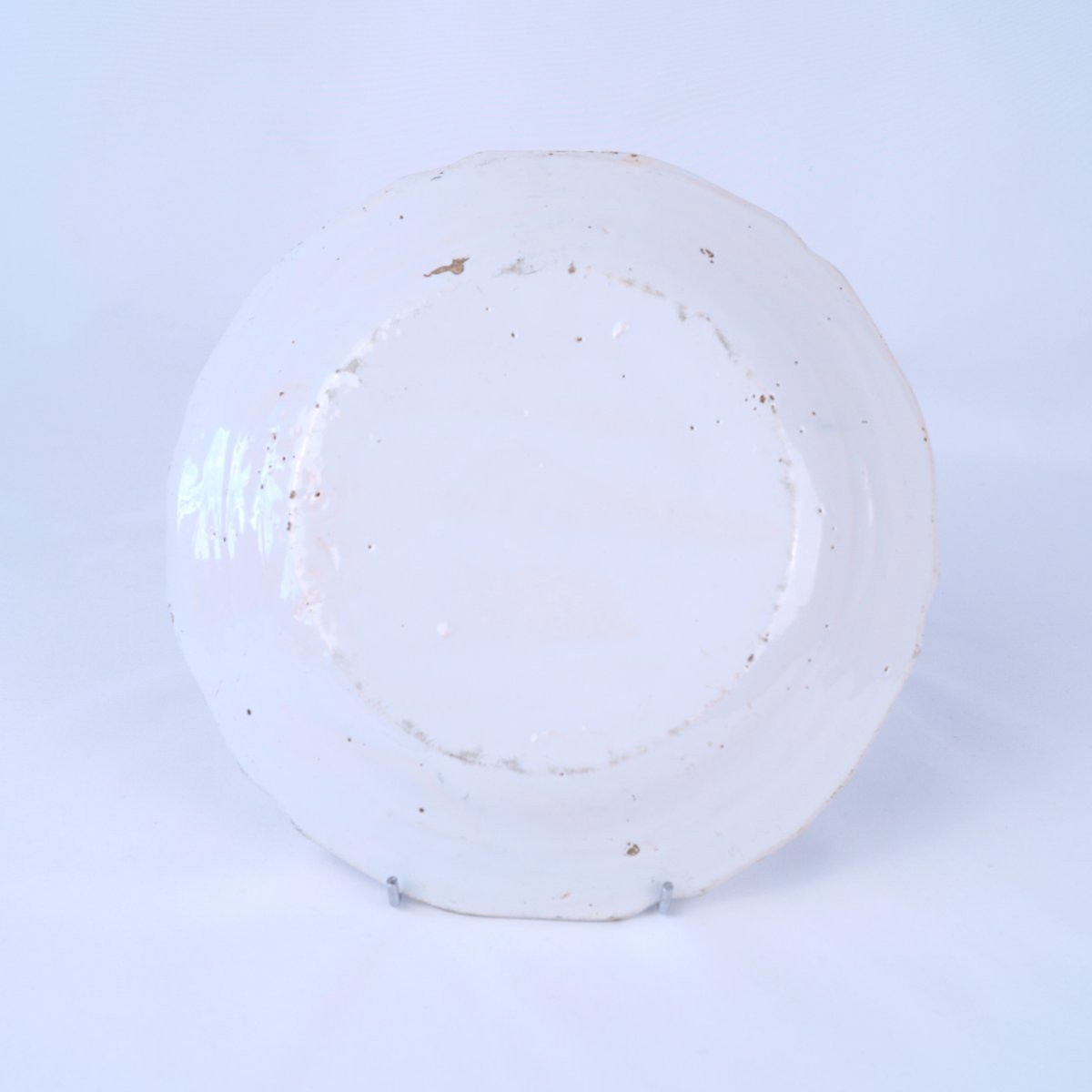 Assiette révolutionnaire en faïence de Nevers - XVIIIe-photo-1