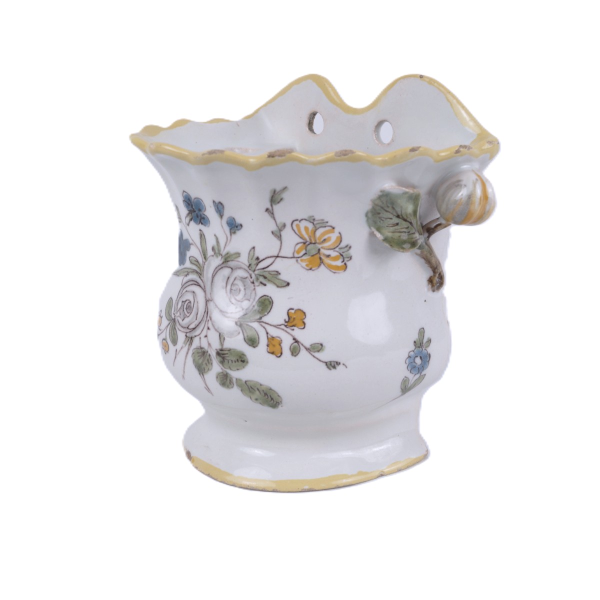 Bouquetière en faïence d'Allemagne-En-Provence - XVIIIe