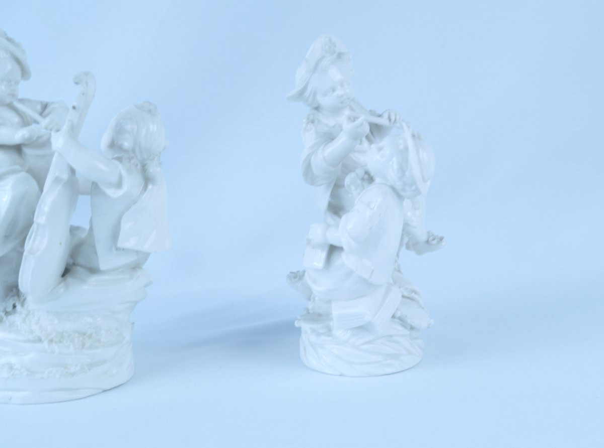 Mennecy Soft-paste Porcelain Groups, 18th Century-photo-2