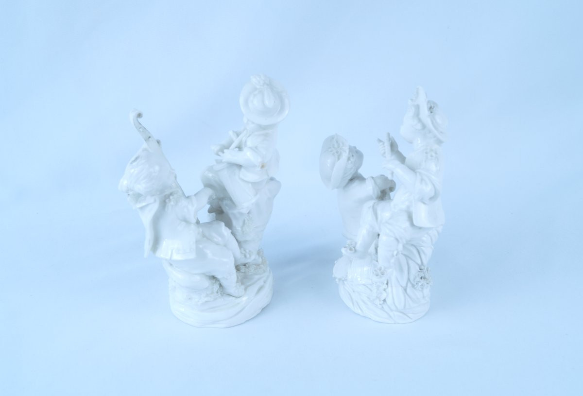 Mennecy Soft-paste Porcelain Groups, 18th Century-photo-2