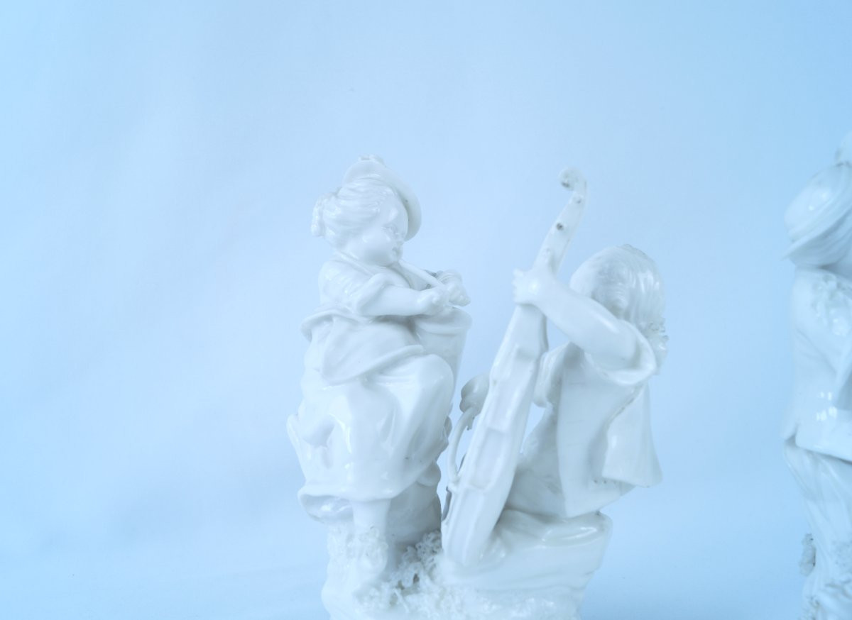 Mennecy Soft-paste Porcelain Groups, 18th Century-photo-4