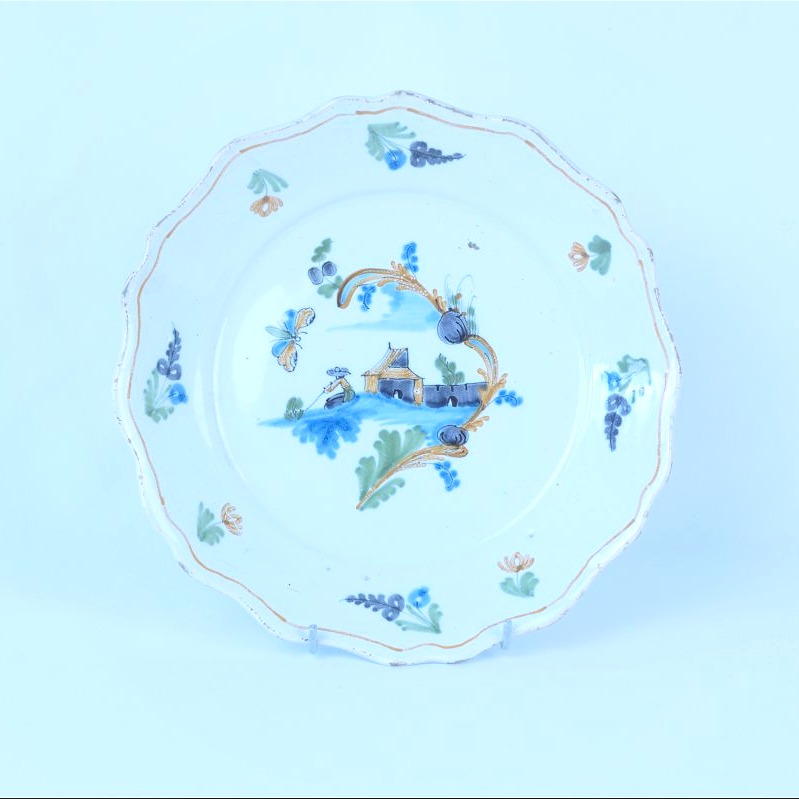 Earthenware Plate - Nevers - 18th Century