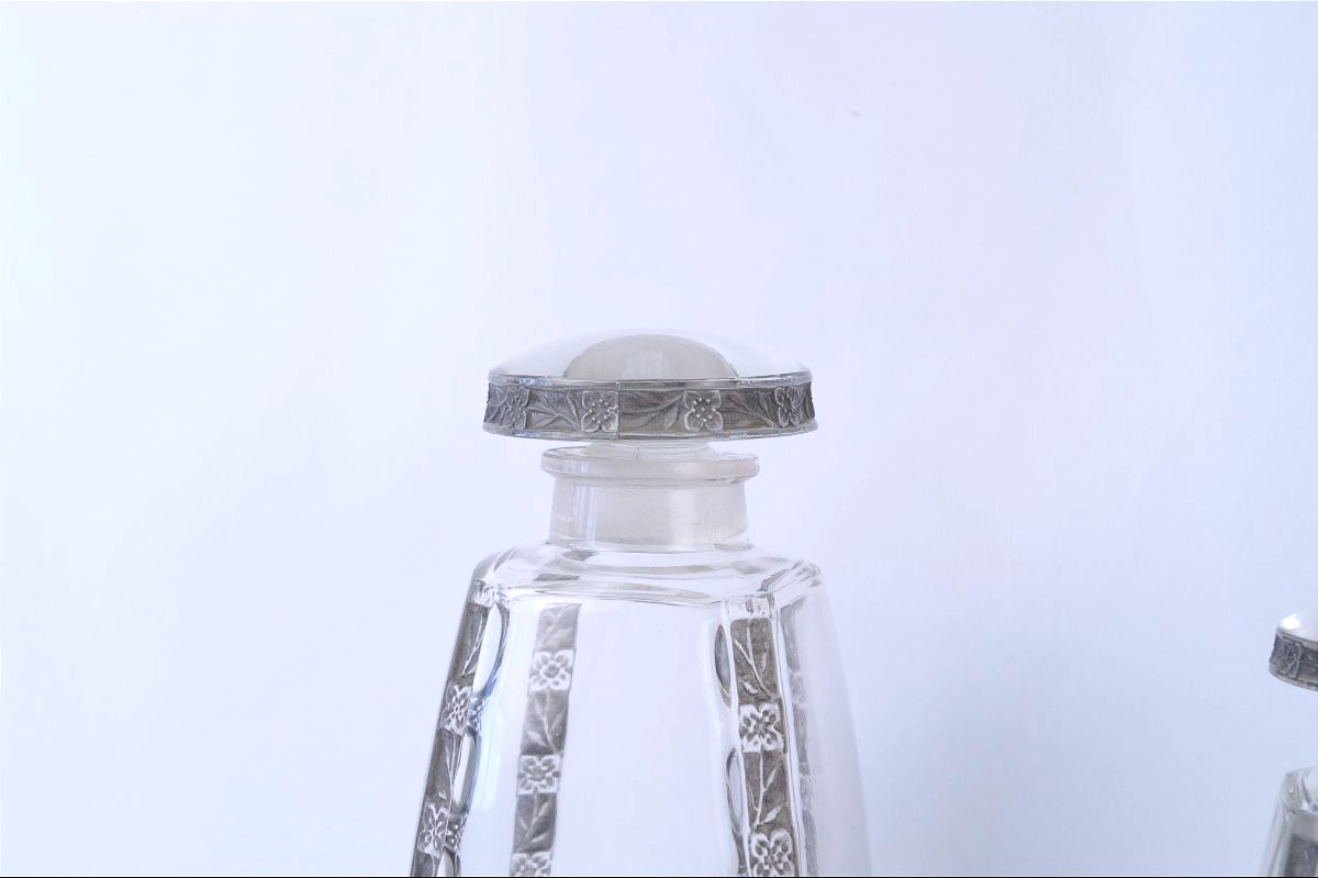 Three Lalique "fleurettes" Perfume Bottles-photo-3