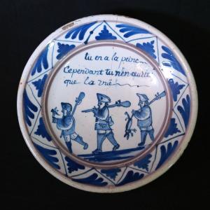 18th Century Desvres Earthenware Dish