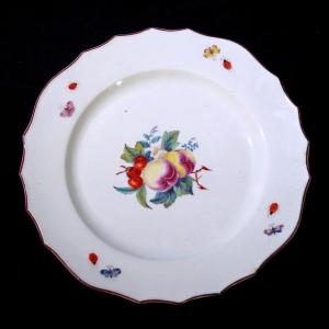 18th Century Tournai Porcelain Plate
