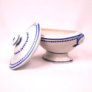 Tournai Porcelain Sugar Bowl - 19th Century