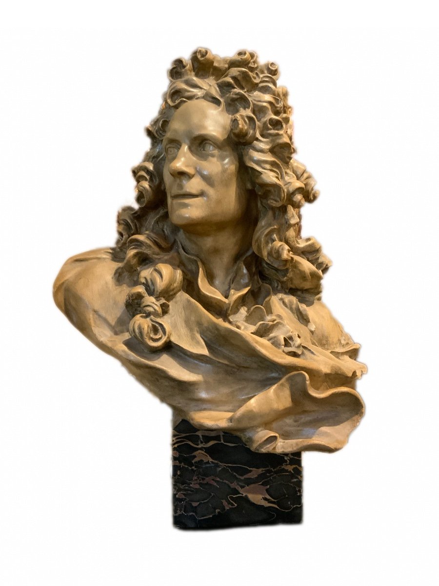 Bust Of Corneille Van Cleve By Caffieri. Plaster