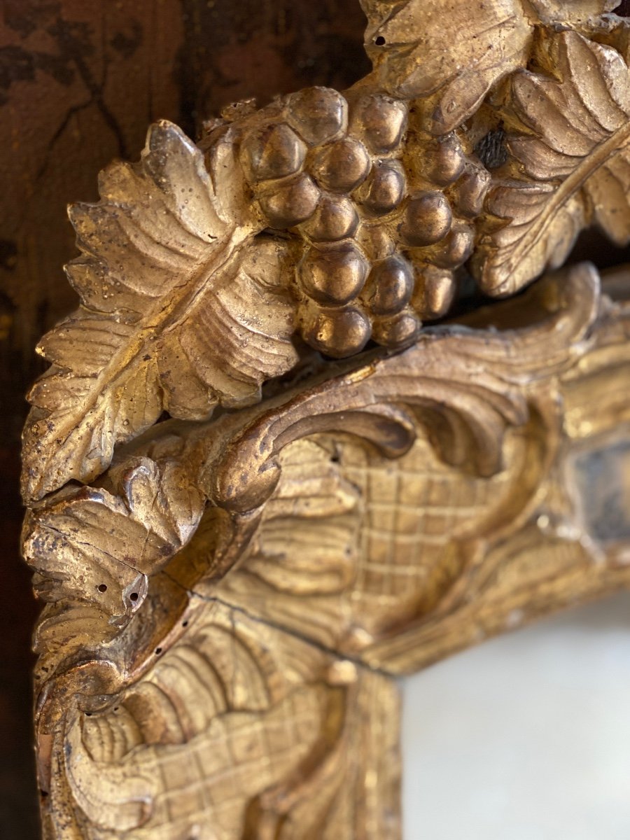 Regency Period Carved Fronton Mirror-photo-2