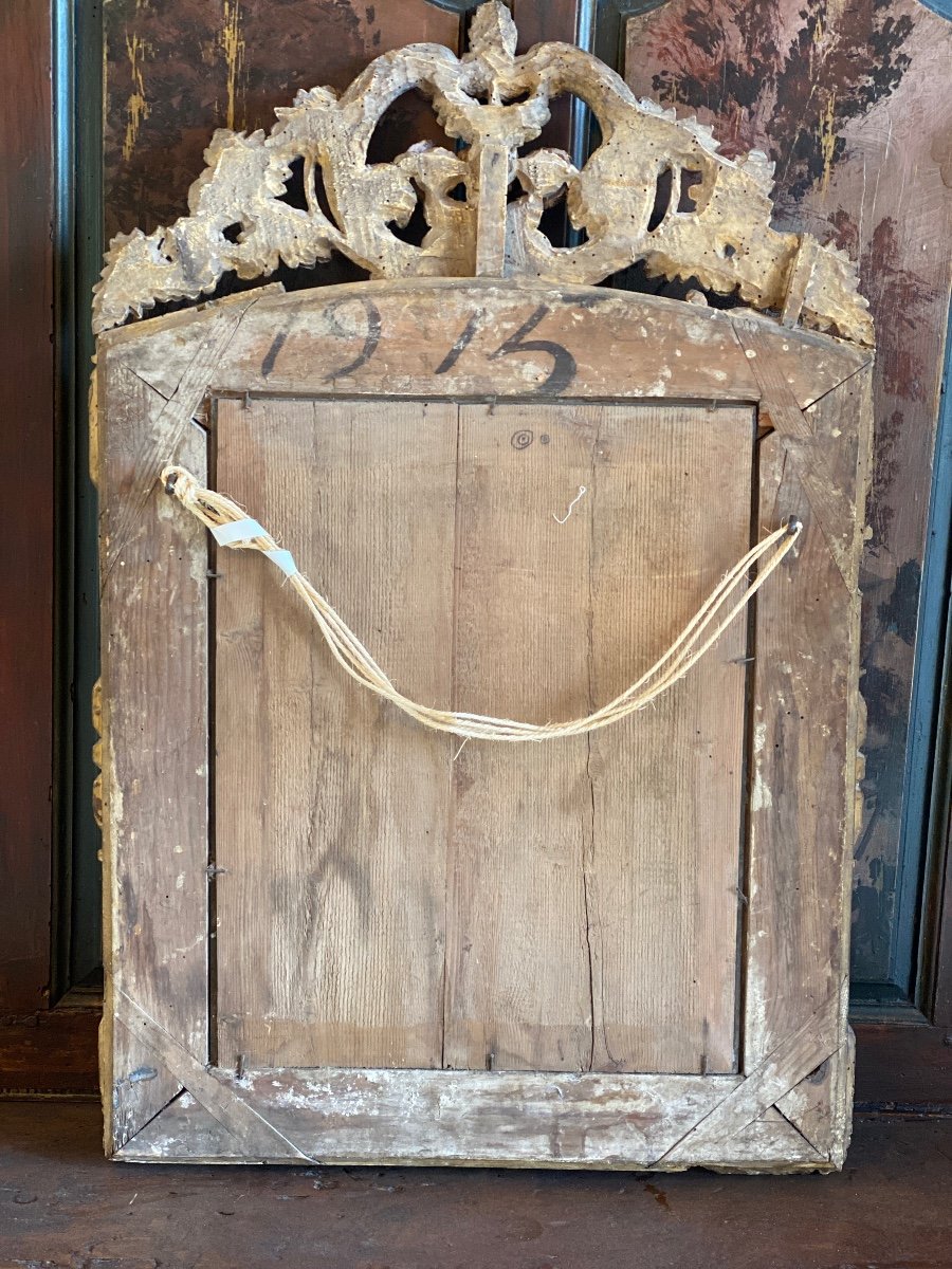 Regency Period Carved Fronton Mirror-photo-6