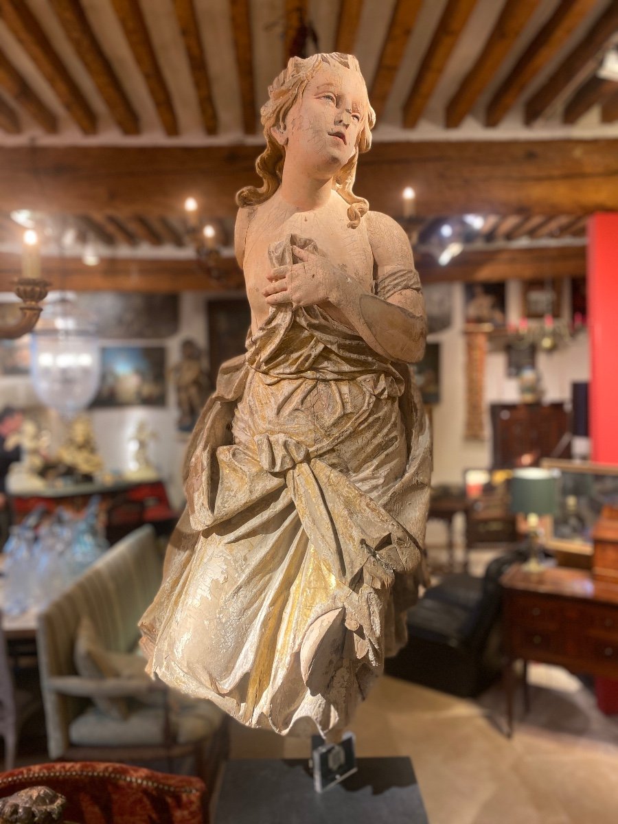 Large 18th Century Wooden Sculpture