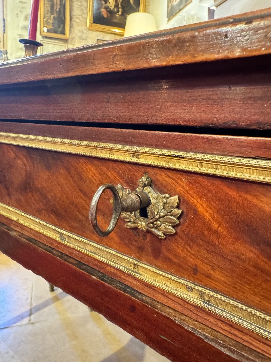 Louis XVI Bureau Plat Stamped Jacob Frères, 18th - Early 19th Century-photo-7