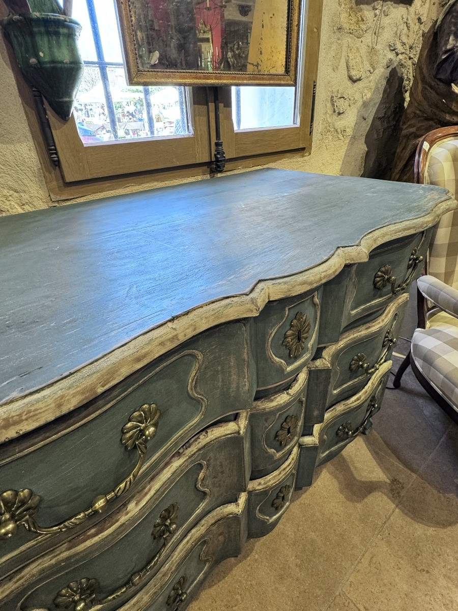 Provençal Crossbow Chest Of Drawers – 18th Century, Louis XV Period-photo-3