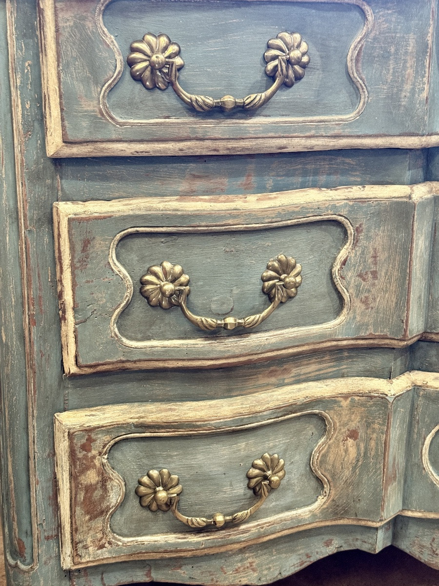 Provençal Crossbow Chest Of Drawers – 18th Century, Louis XV Period-photo-6