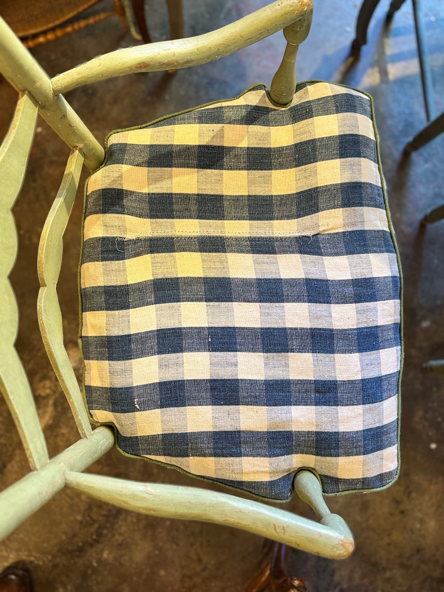 Set Of Provençal Straw Seats, 18th Century-photo-6