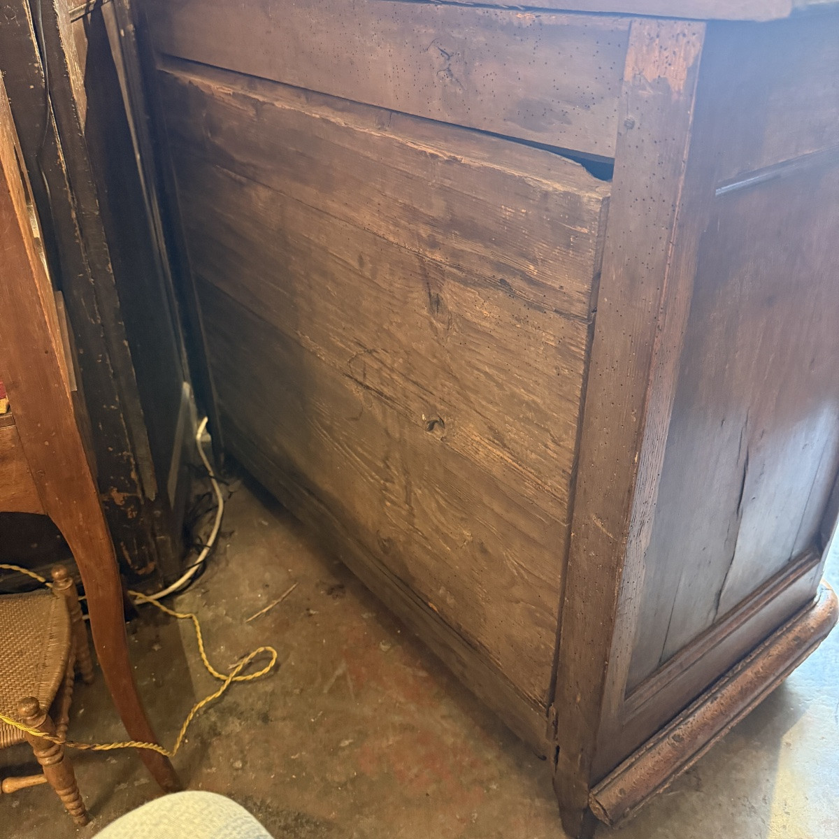 Very Small 17th Century Walnut Convent Buffet.-photo-4