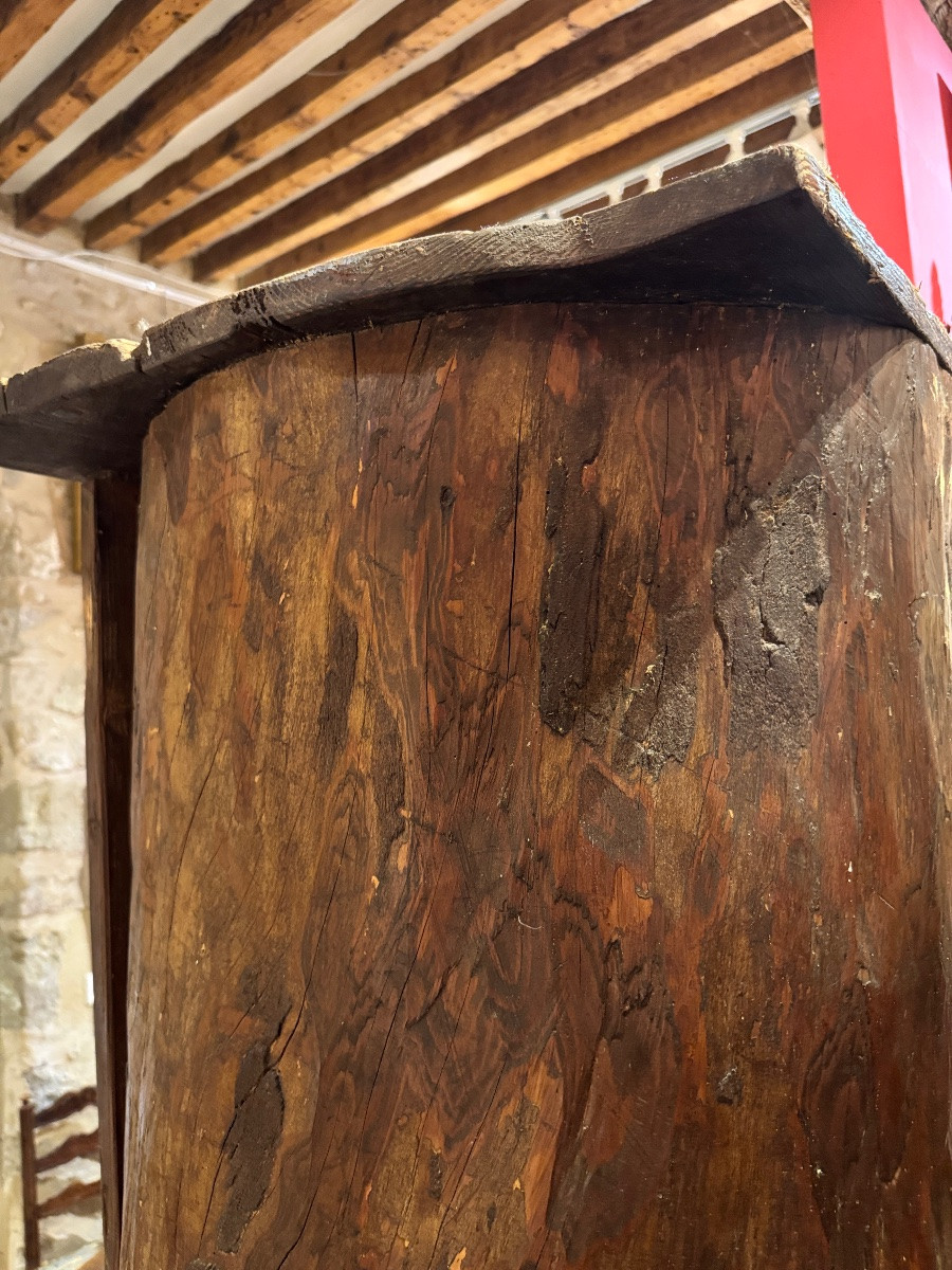 Large Ardèche Chestnut Berle – 17th Century-photo-7