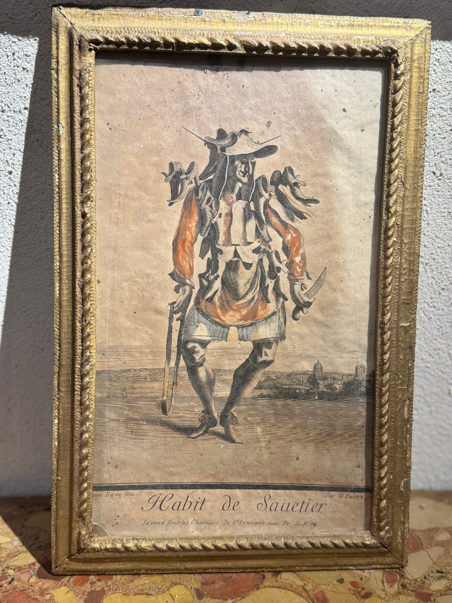 Suite de Quatre Gravures Allégoriques – XVIIe siècle-photo-4