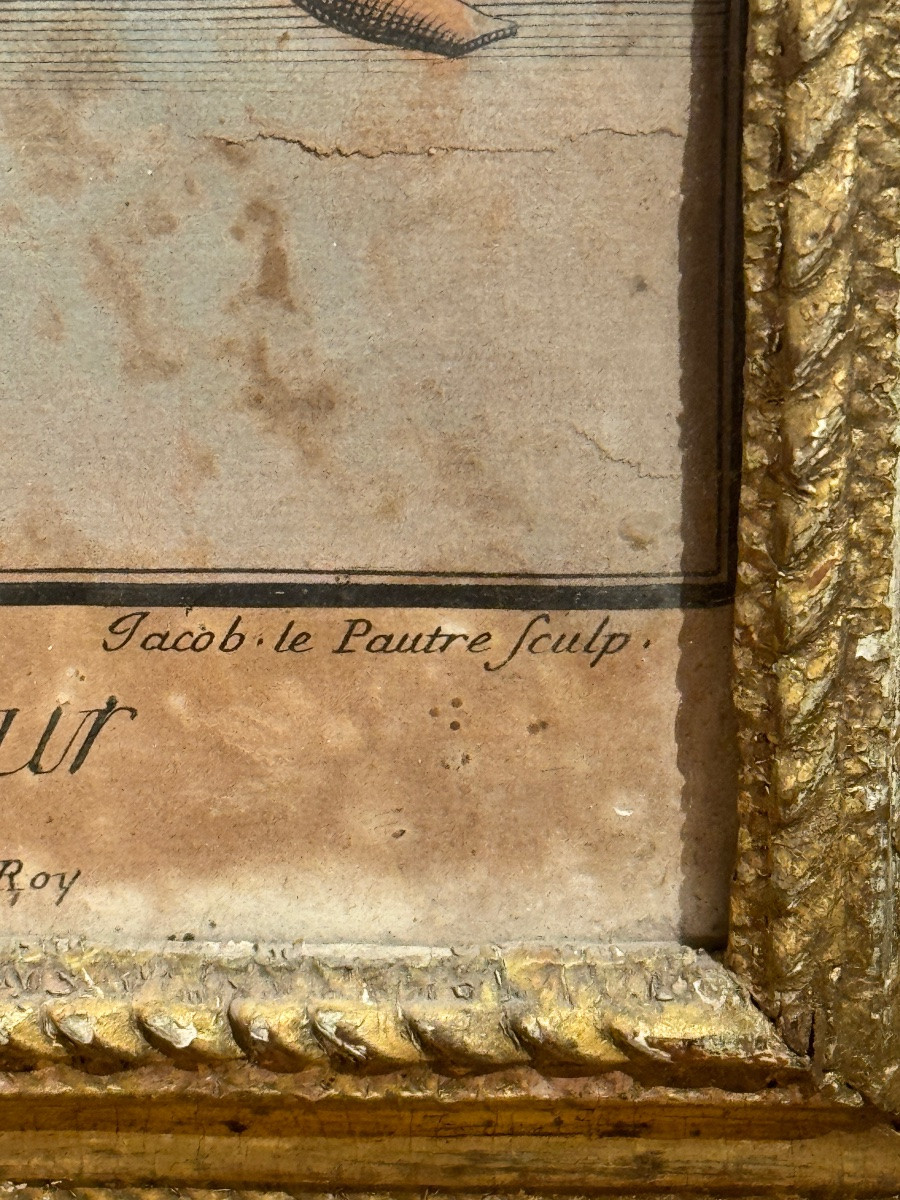 Suite de Quatre Gravures Allégoriques – XVIIe siècle-photo-2