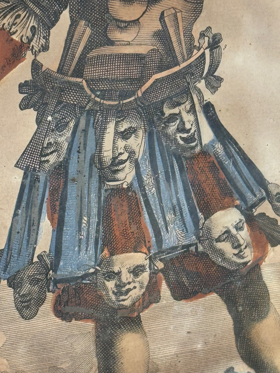 Suite de Quatre Gravures Allégoriques – XVIIe siècle-photo-6