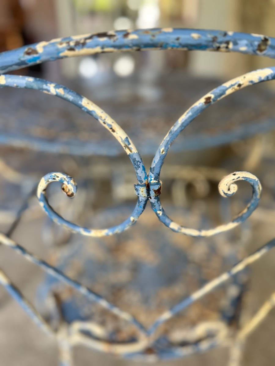 Wrought Iron Garden Furniture – Late 19th / Early 20th Century-photo-6