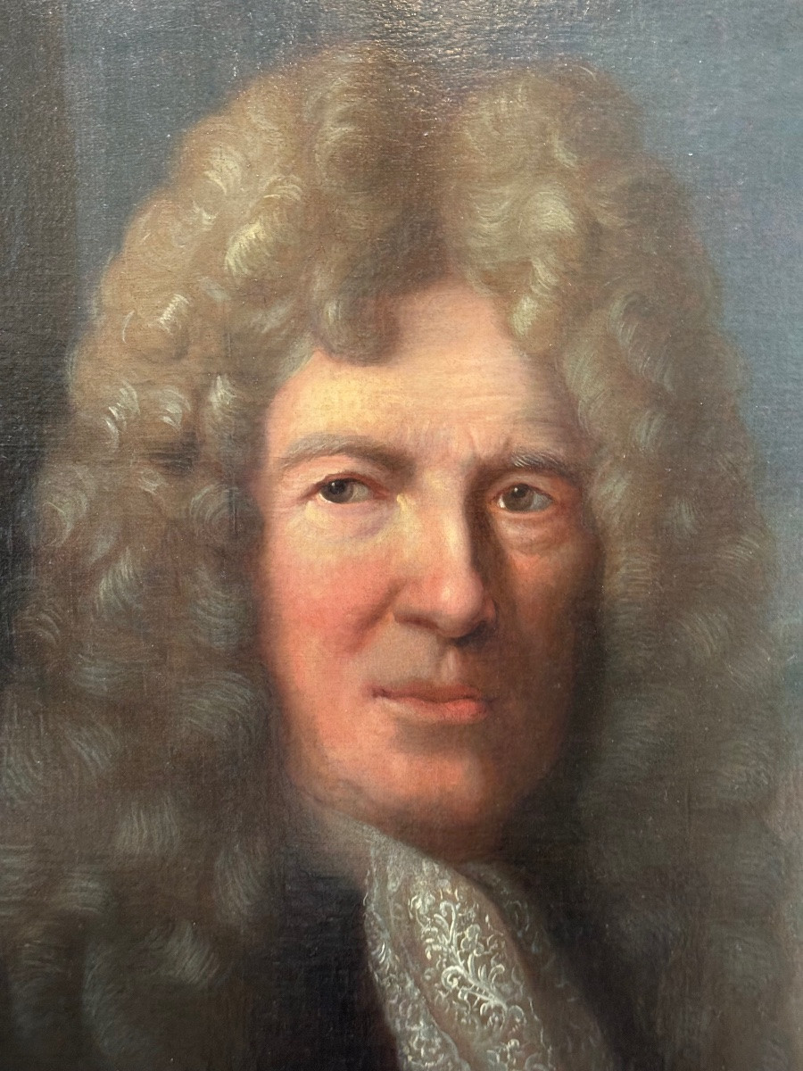 Portrait du marquis de Murinet, école française du debut duXVIIIe siècle-photo-4