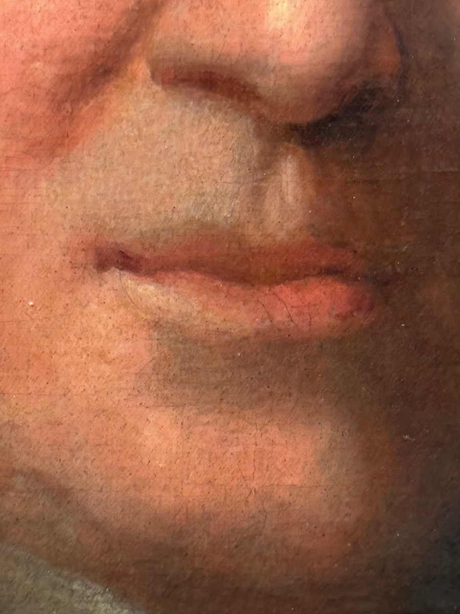 Portrait du marquis de Murinet, école française du debut duXVIIIe siècle-photo-3
