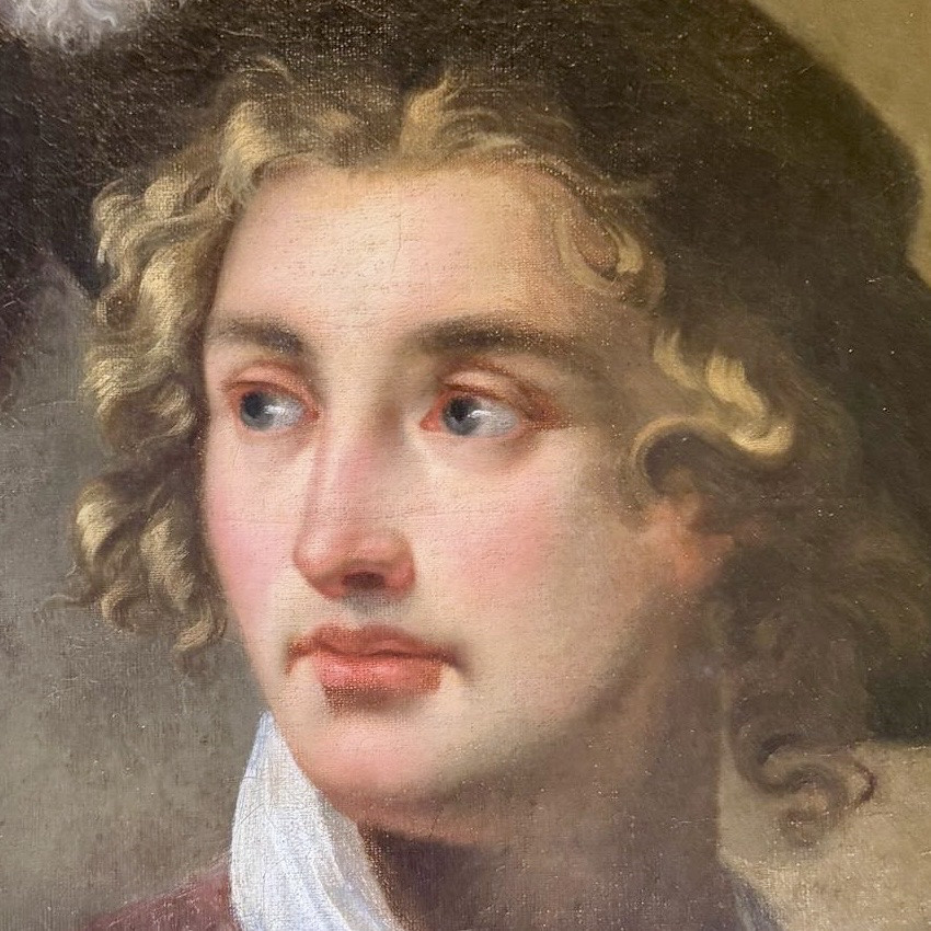 Revolutionary Portrait Of The Duke Of La Rochefoucauld By Pierre Narcisse Guerin-photo-4