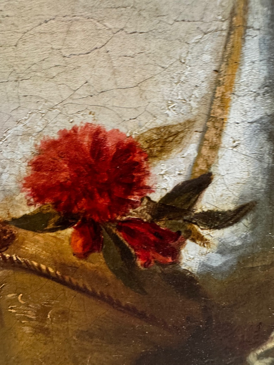 Portrait d’une dame de cour – Fin XVIIe siècle-photo-2