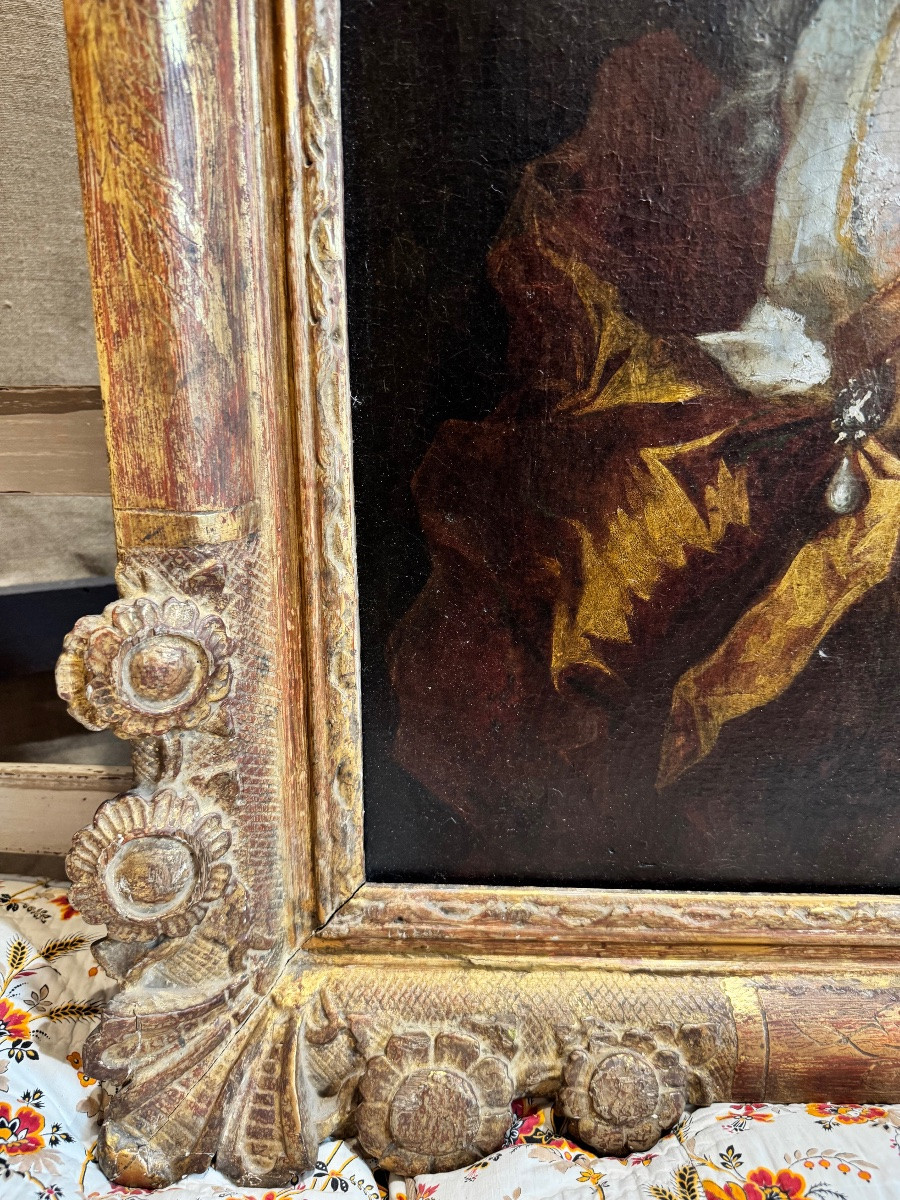 Portrait d’une dame de cour – Fin XVIIe siècle-photo-7