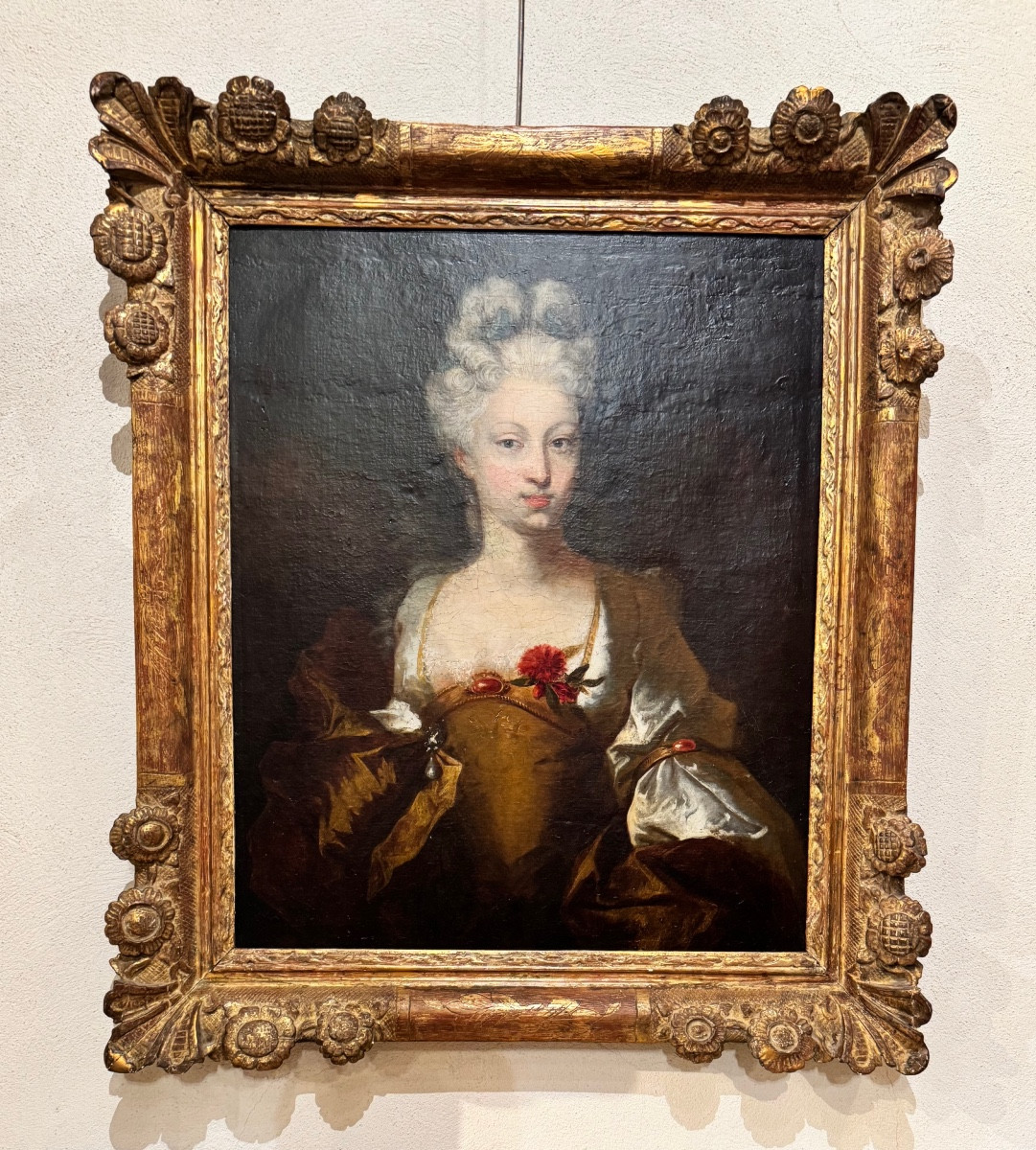 Portrait d’une dame de cour – Fin XVIIe siècle