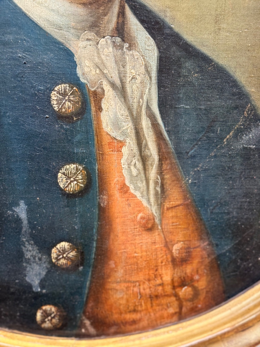 Portrait Of A Gentleman – Louis XVI Period, Dated 1774-photo-3