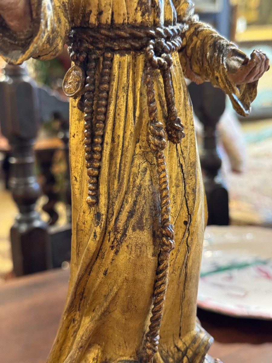 Statuette reliquaire XVIIIeme-photo-4