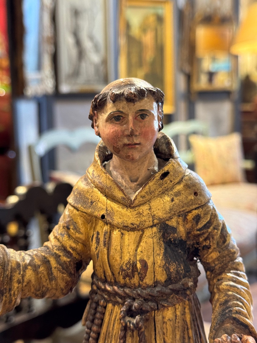 Statuette reliquaire XVIIIeme-photo-1