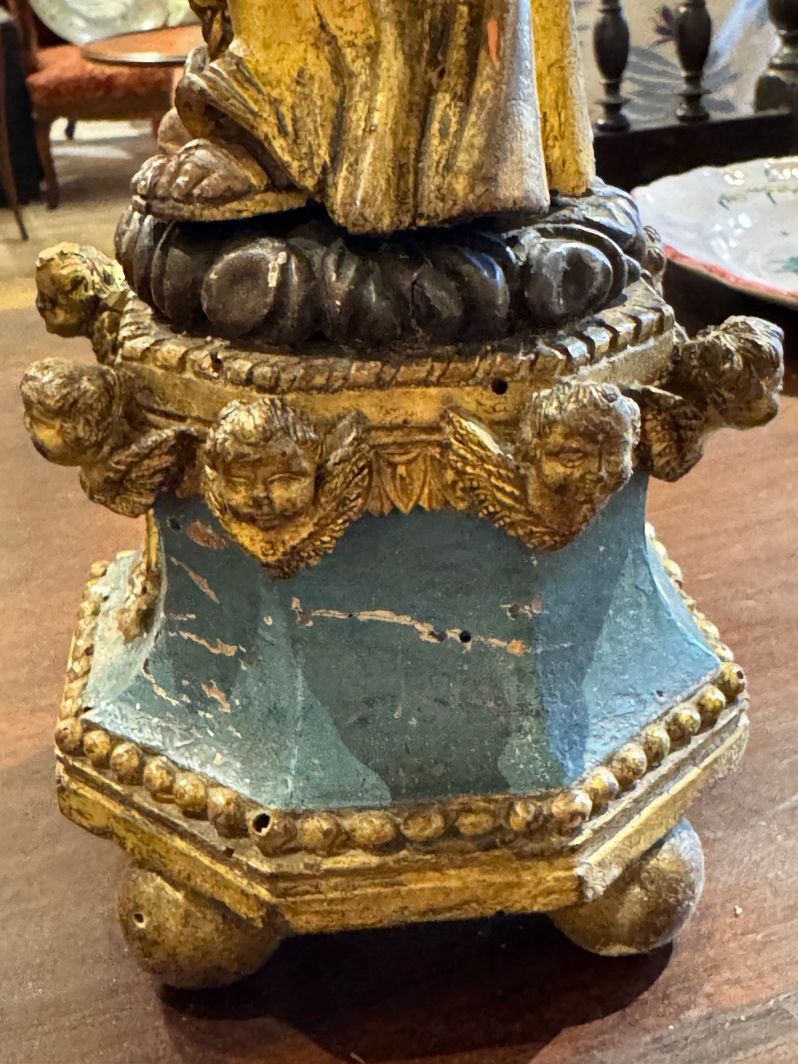 Statuette reliquaire XVIIIeme-photo-2