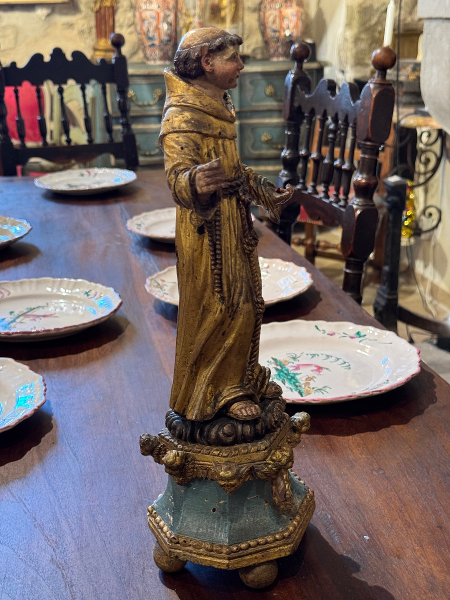 Statuette reliquaire XVIIIeme-photo-5