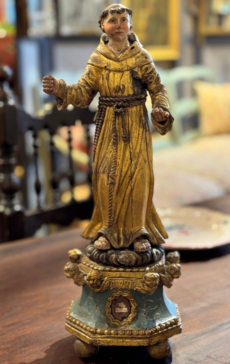 Statuette reliquaire XVIIIeme