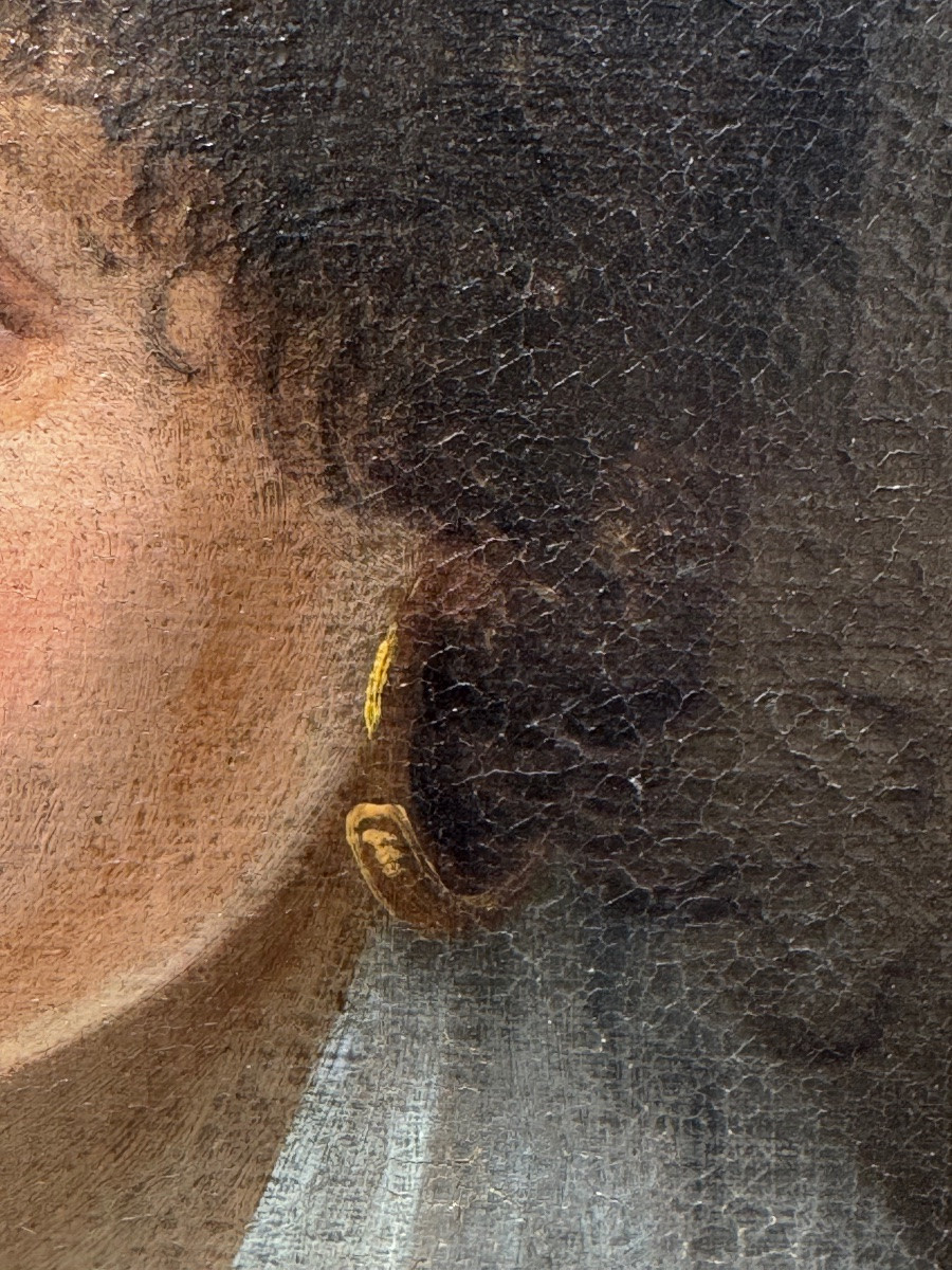 Portrait de la comtesse de Pierredon – XVIIIe siècle-photo-3