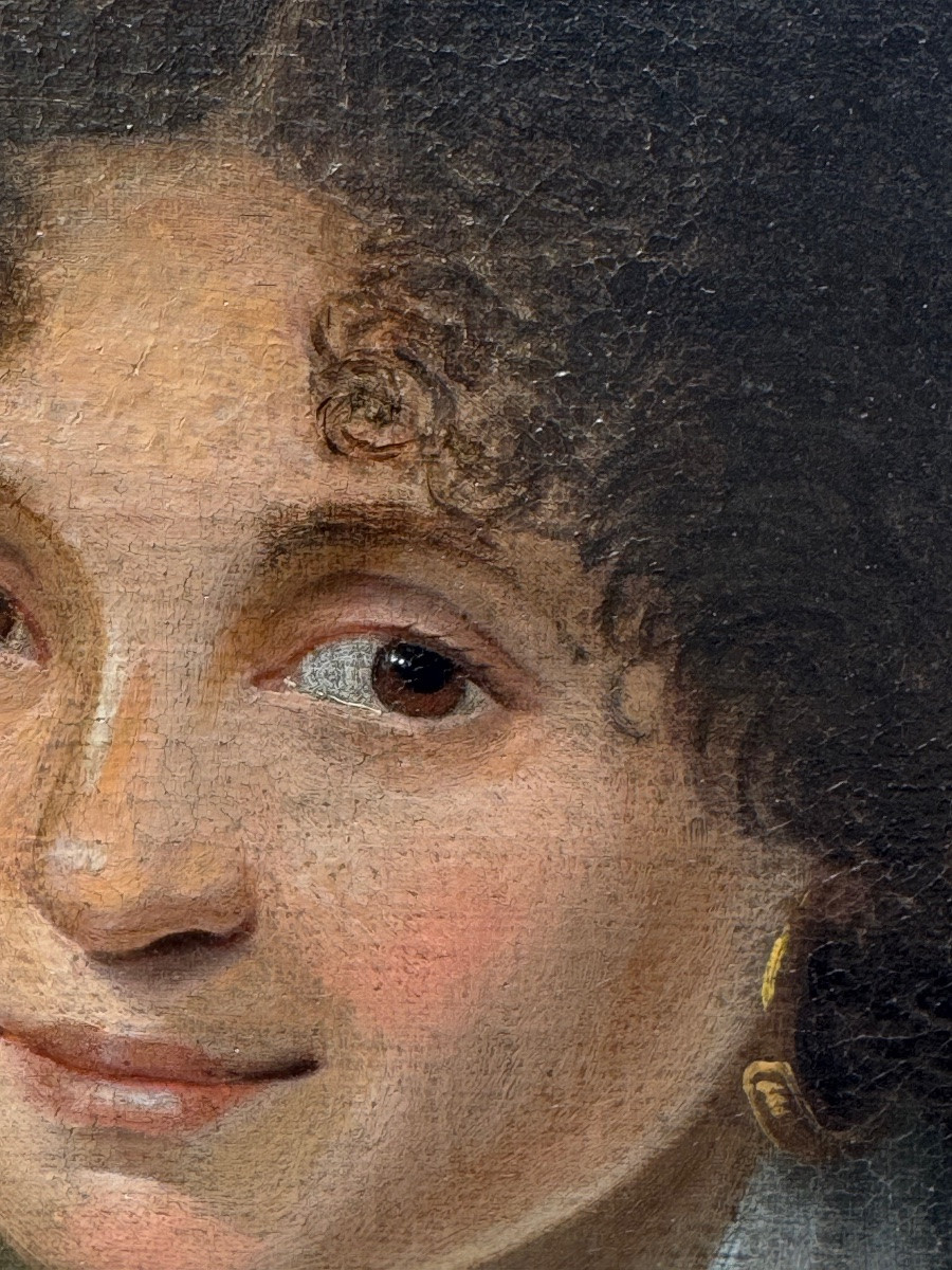 Portrait de la comtesse de Pierredon – XVIIIe siècle-photo-3