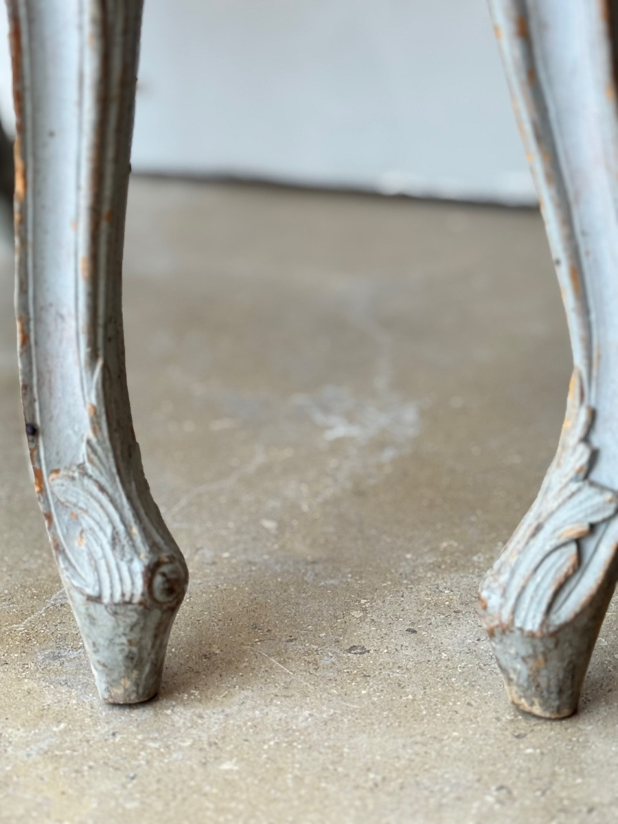 Pair Of Louis XV Cabriolets, Stamped B. Maulin – 18th Century-photo-3