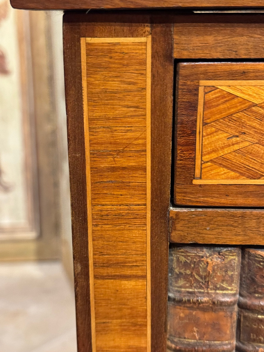 Small 19th Century Marquetry Sideboard-photo-4