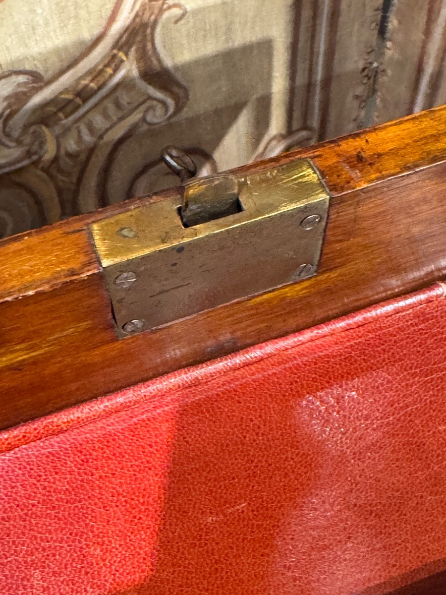 Portable Travel Desk On Folding Base, England, 19th Century-photo-4