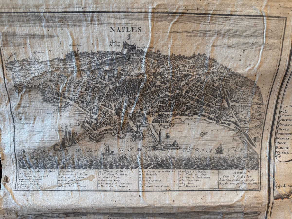 Old Map Of Italy 1706-photo-5