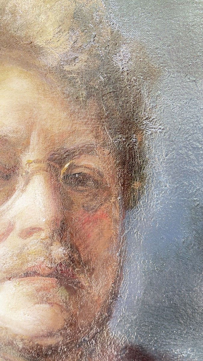 Jan Van Puyenbroeck (1887-1972) – Portrait Of A Man, Early 20th Century-photo-4