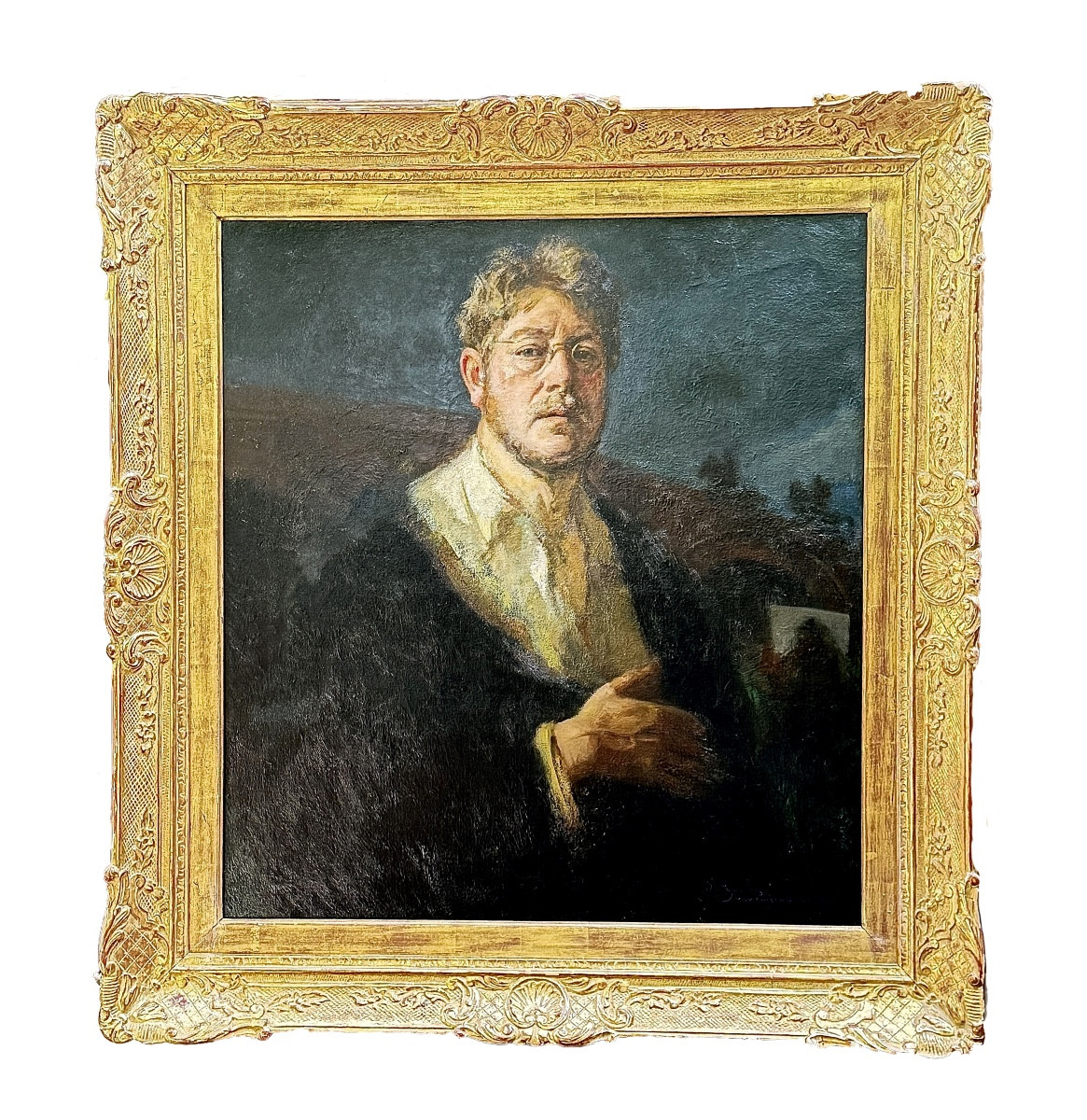 Jan Van Puyenbroeck (1887-1972) – Portrait Of A Man, Early 20th Century