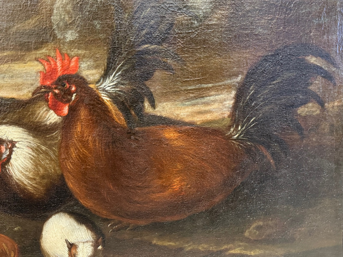 Grande scène animalière XVIIème-photo-3