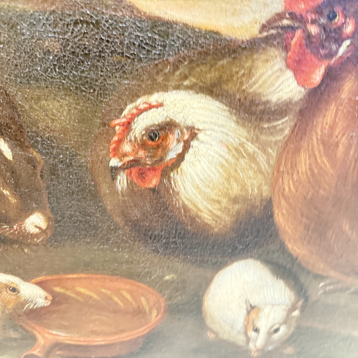 Grande scène animalière XVIIème-photo-6