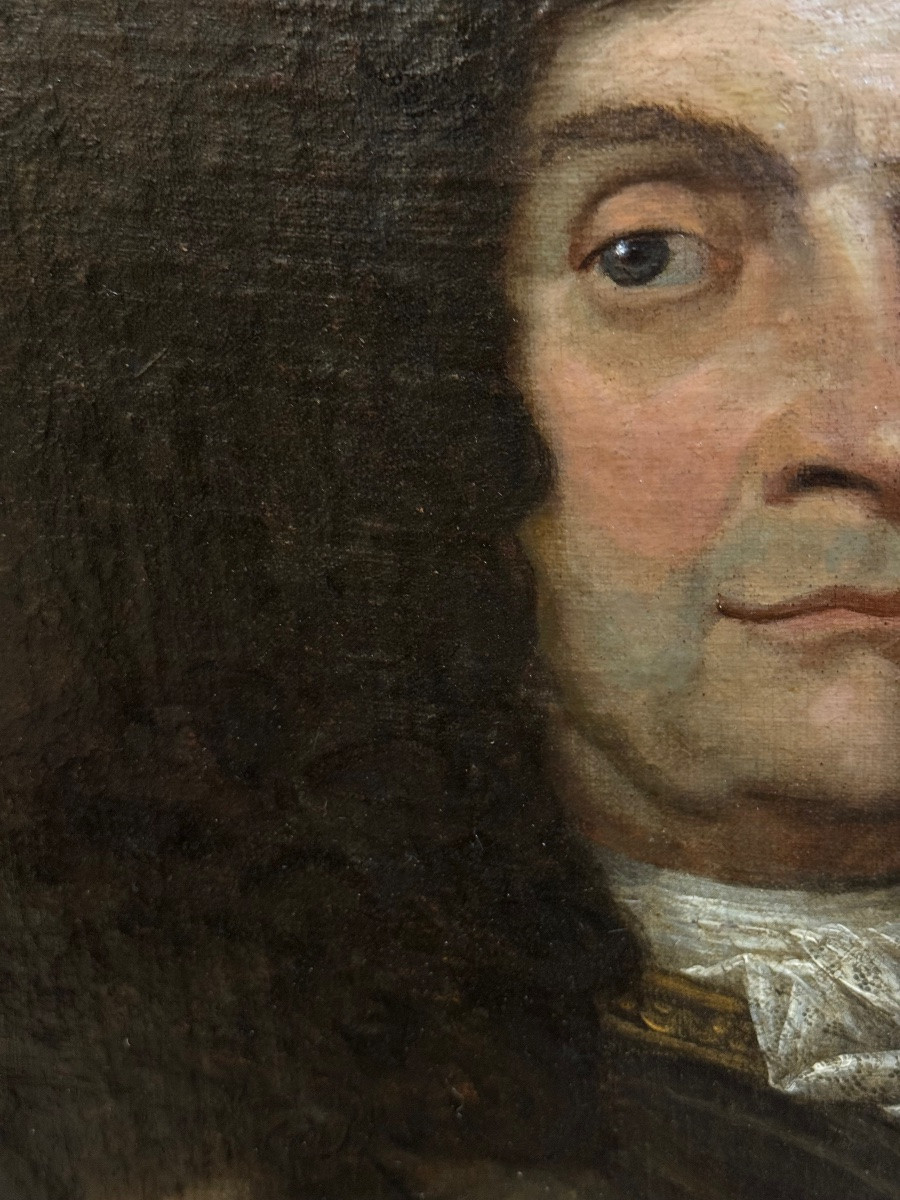 Portrait Of A Knight, Count Marshal Of The Maillard d'Haneffe Family – 17th Century-photo-3