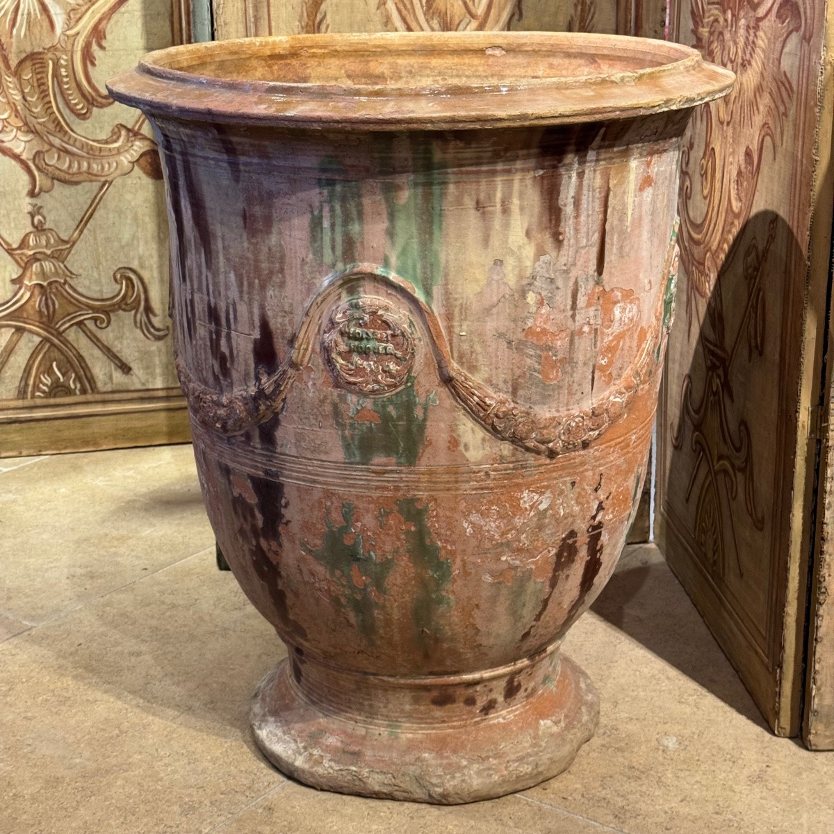 Grand vase d’Anduze début XIXeme-photo-1